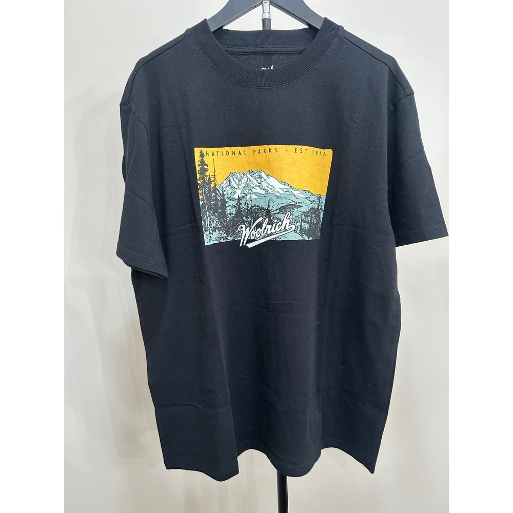 Woolrich x Target Mens National Parks Tour Graphic T-Shirt Black Large NWT